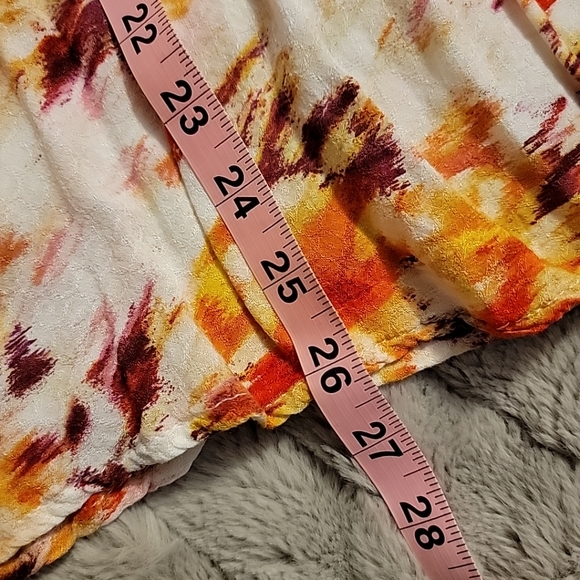 Terra & Sky Plus Size 1x Pullover V Neck Top, 3/4 Sleeve, Multicolor - Picture 10 of 10